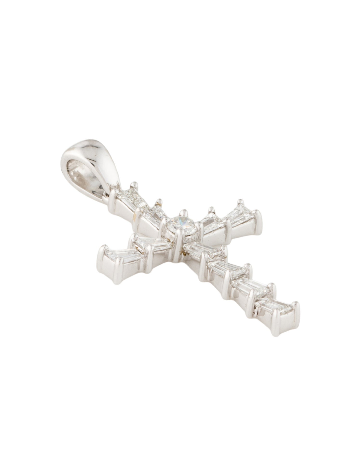 Pendant 18K Diamond Cross Pendant