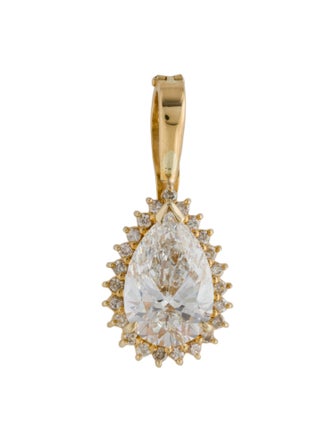 Pendant 18K 3.80ct Lab-Grown Diamond Pendant Enhancer