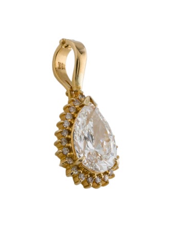 Pendant 18K 3.80ct Lab-Grown Diamond Pendant Enhancer