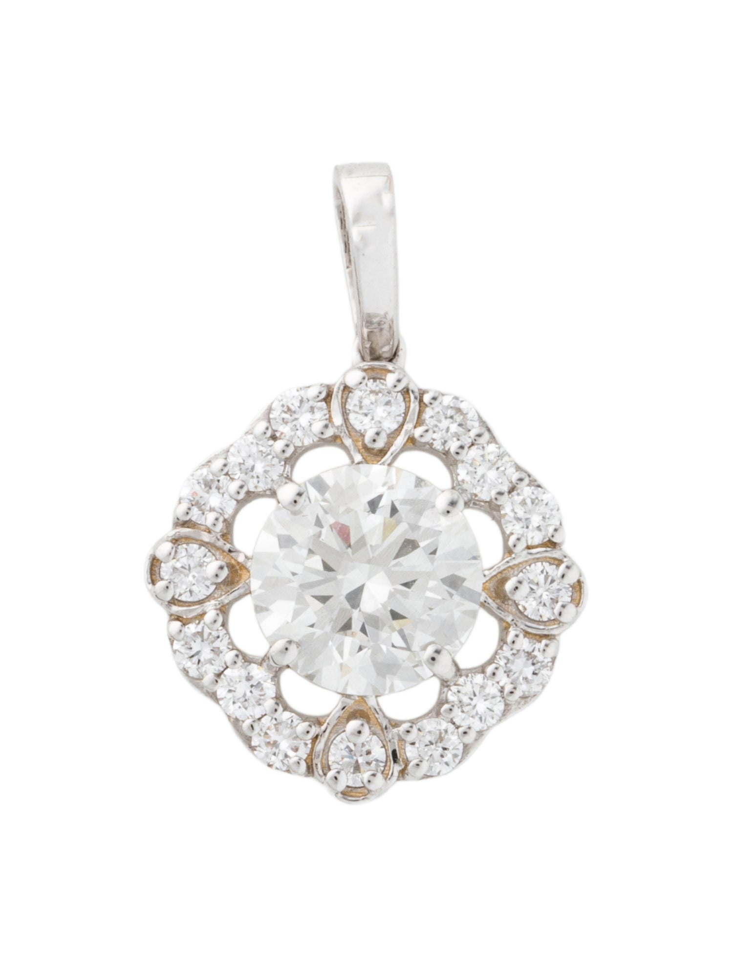 Pendant 14K 1.99ctw Lab-Grown Diamond Pendant