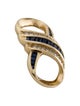 Pendant 14K Sapphire & Diamond Pendant