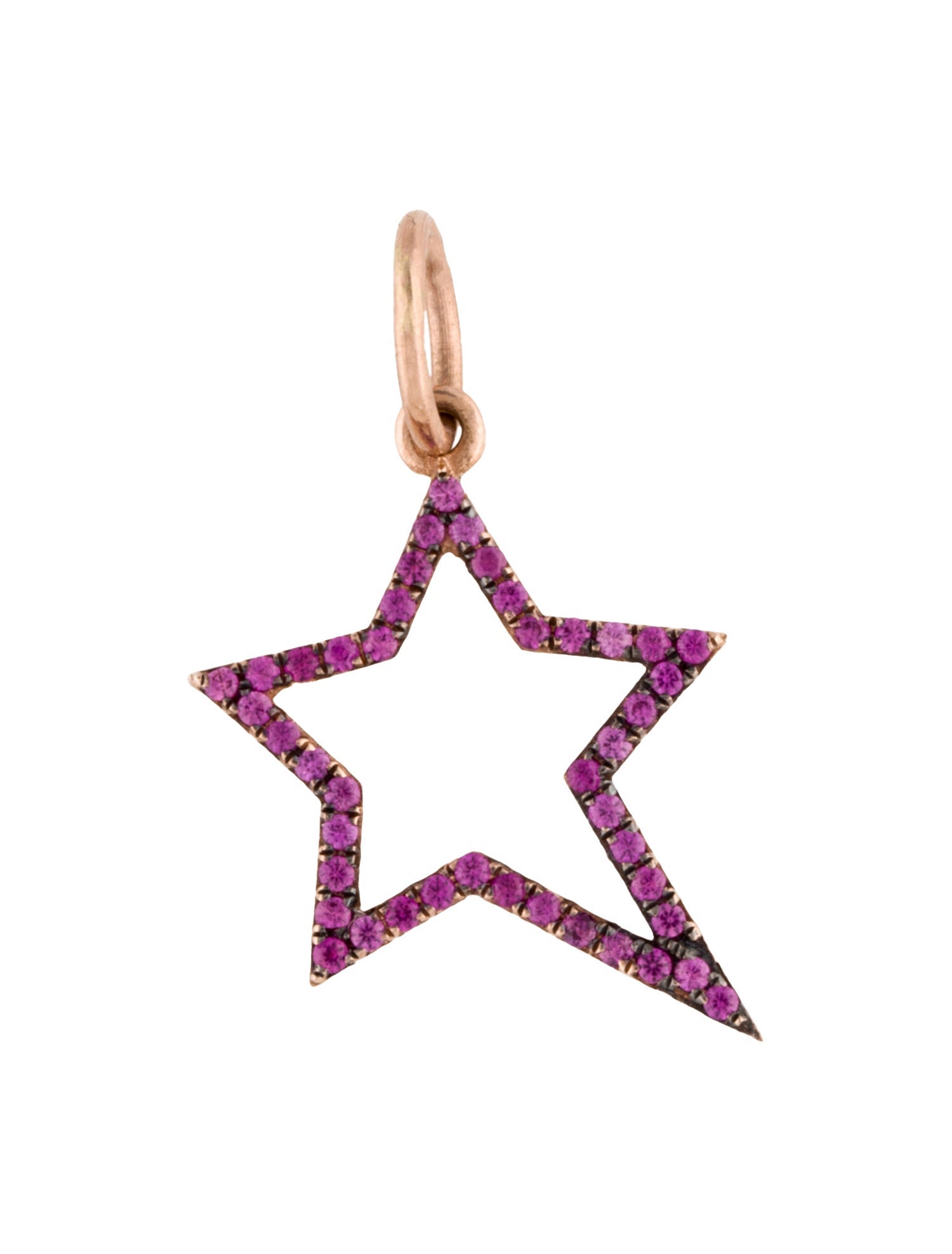 Pendant 14K Ruby Star Pendant