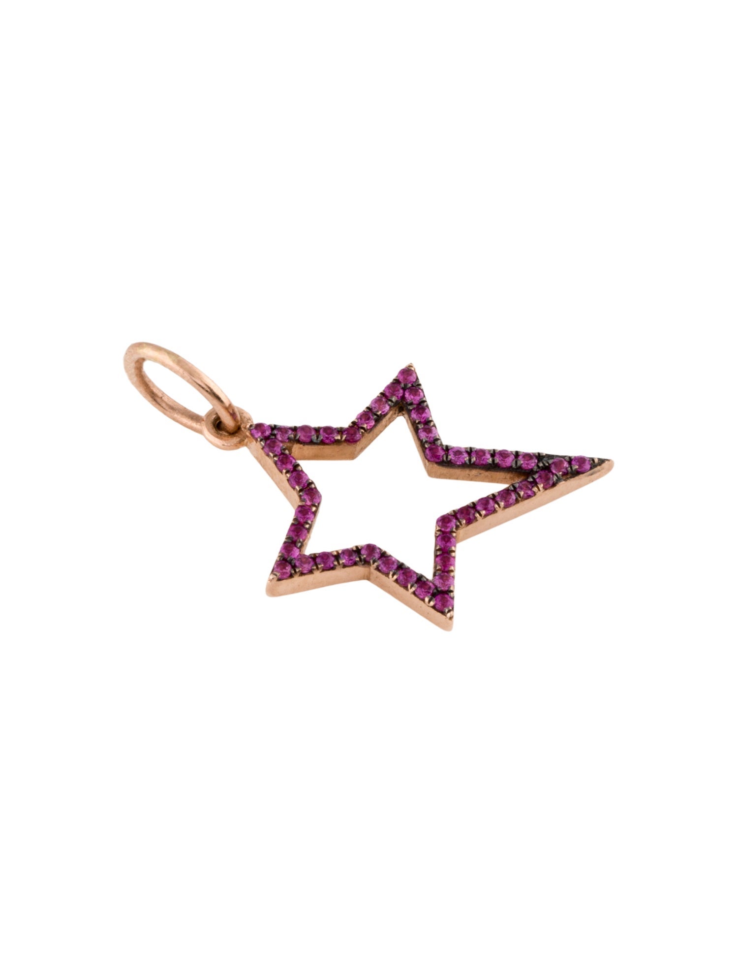 Pendant 14K Ruby Star Pendant
