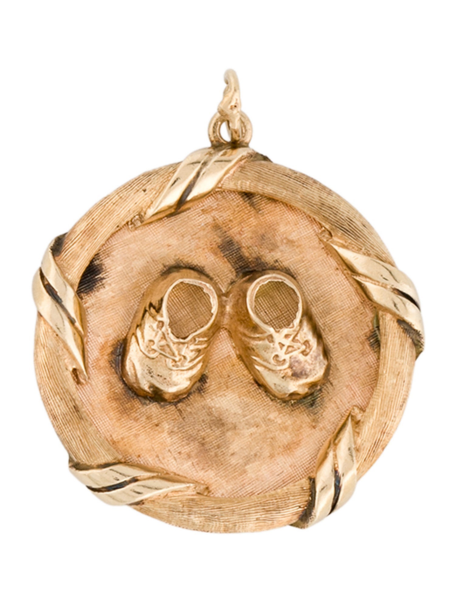 Pendant 14K Baby Shoes Pendant
