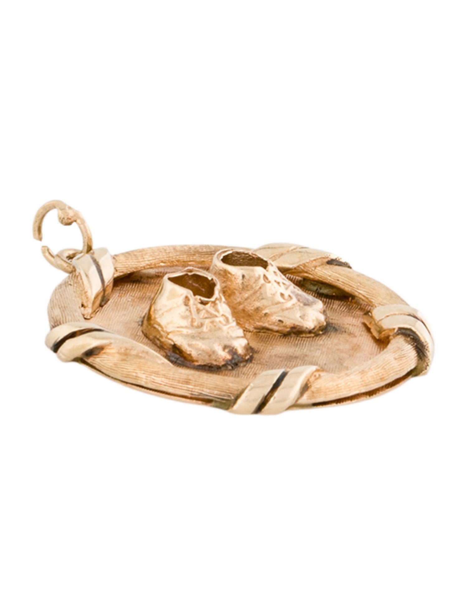 Pendant 14K Baby Shoes Pendant