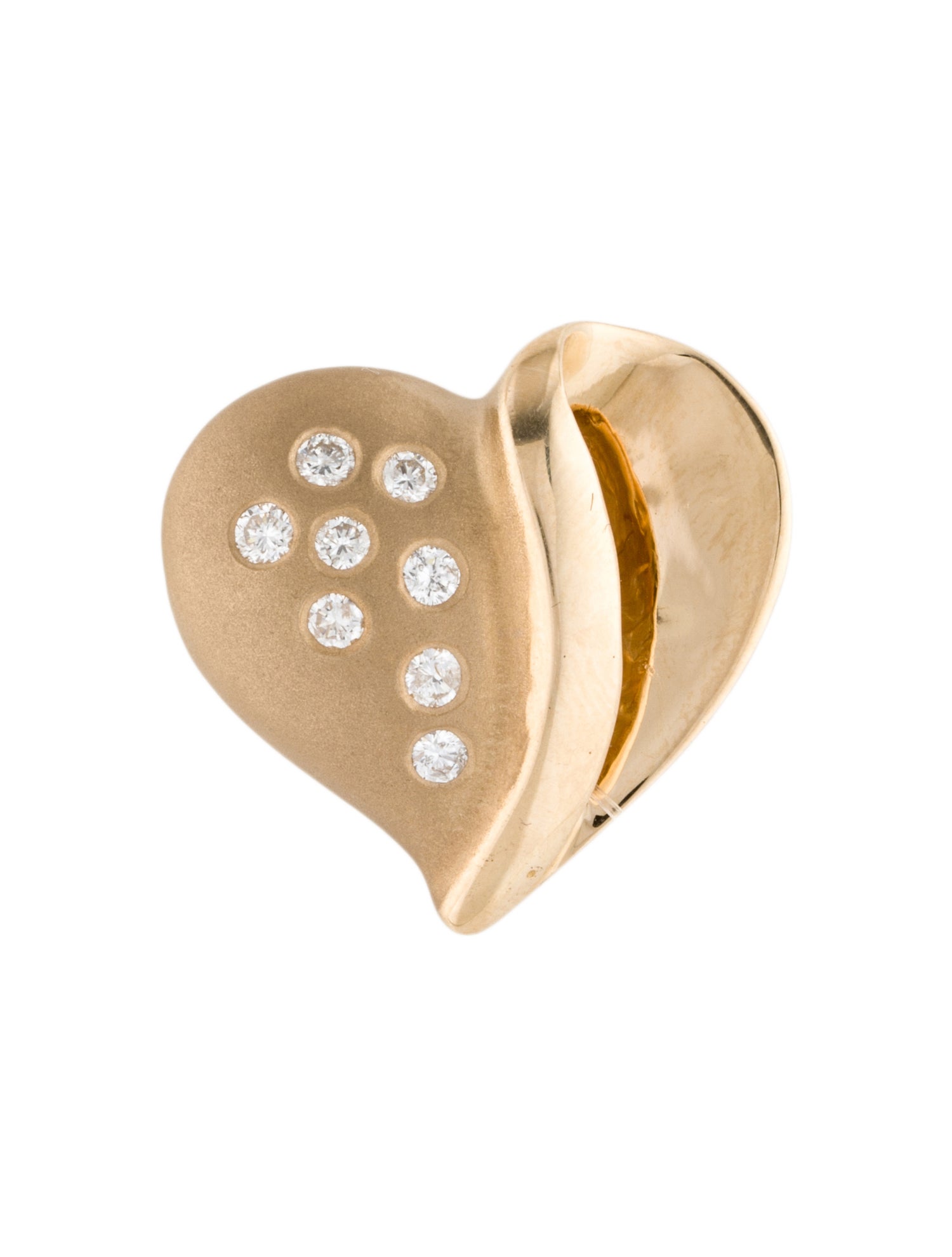 Pendant 14K Diamond Heart Pendant