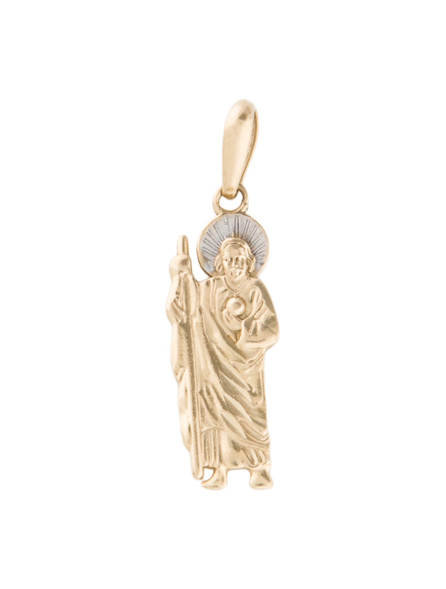 Pendant 14K Two-Tone Jesus
