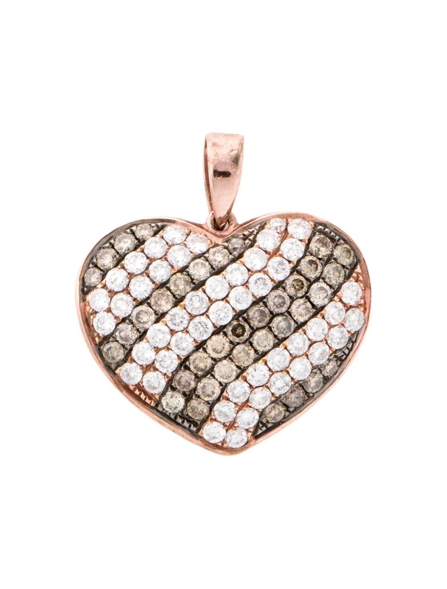 Pendant 18K 1.24ctw Diamond Heart Pendant