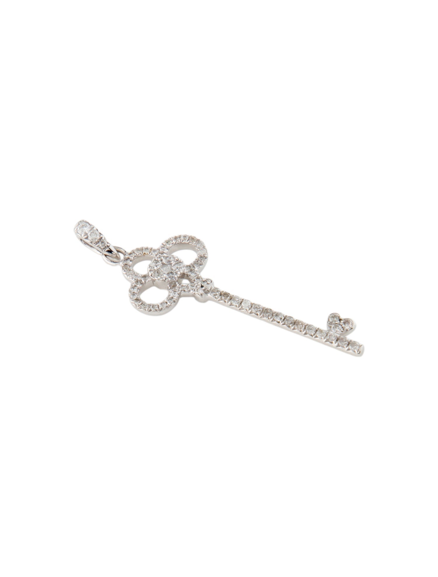 Pendant 14K Diamond Key Pendant