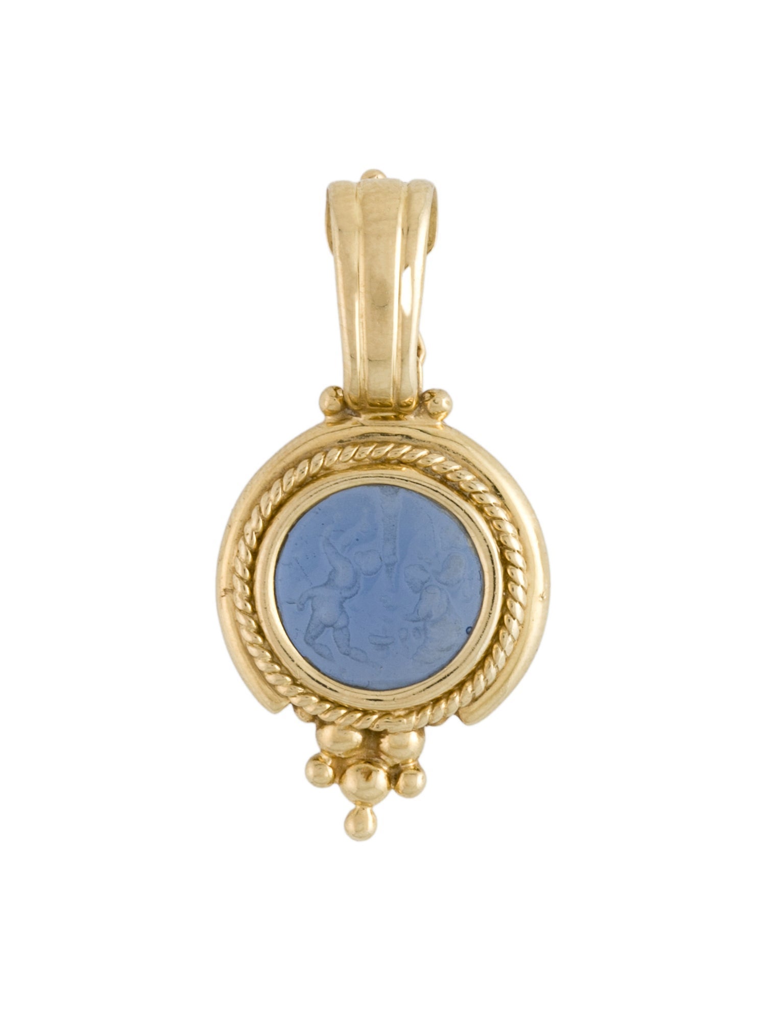 Pendant 14K Glass Cameo