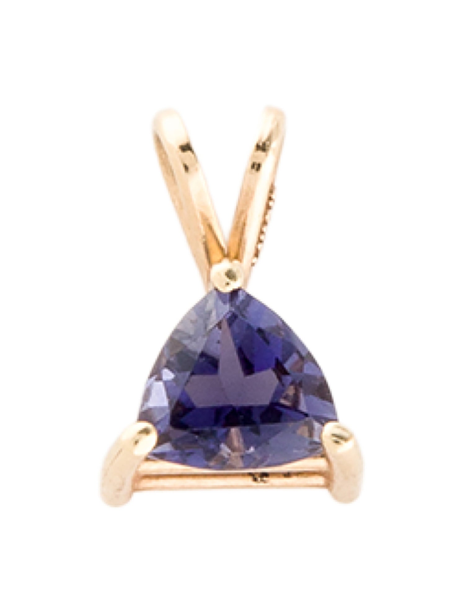 Pendant 14K Iolite Pendant