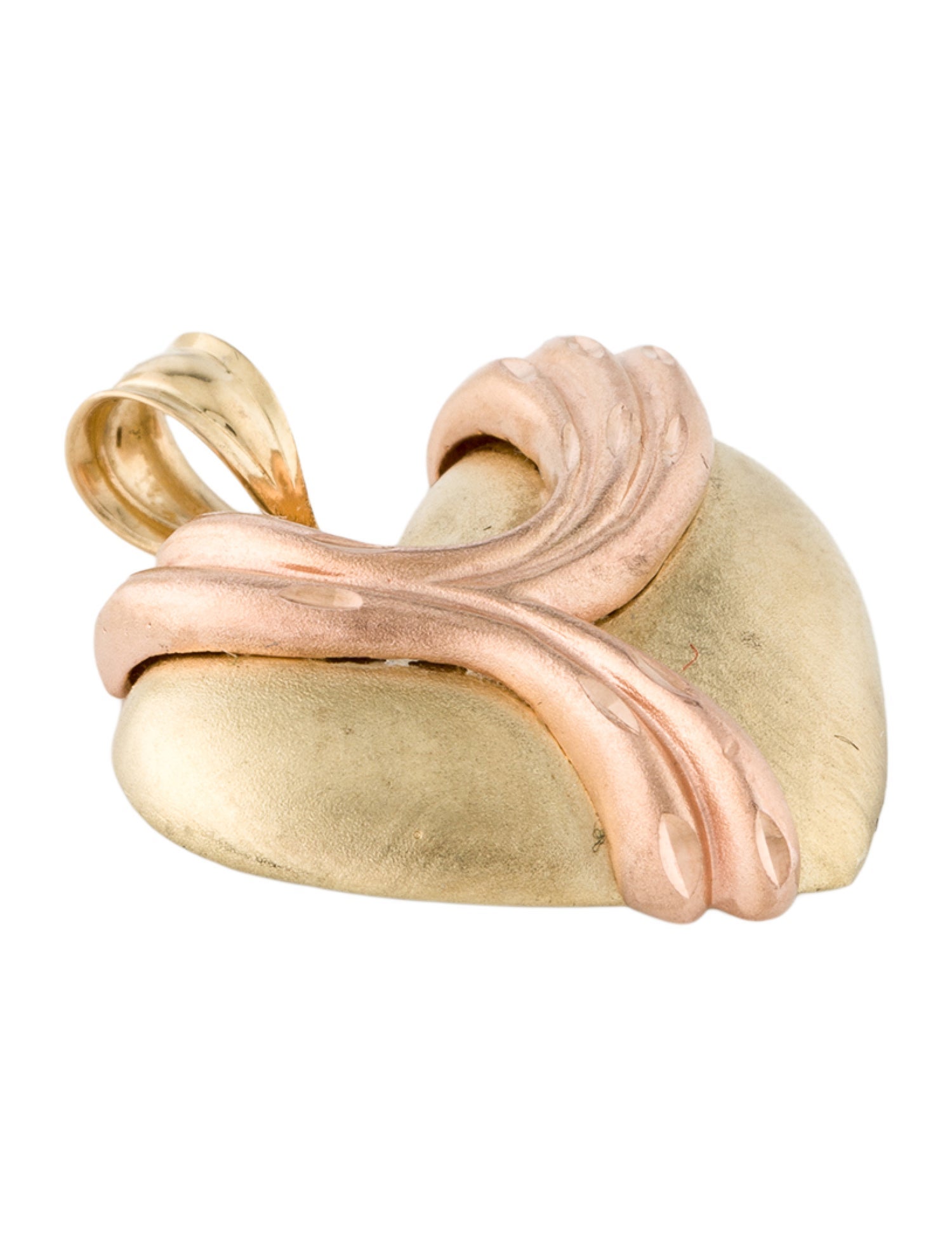 Pendant 14K Two-Tone Heart