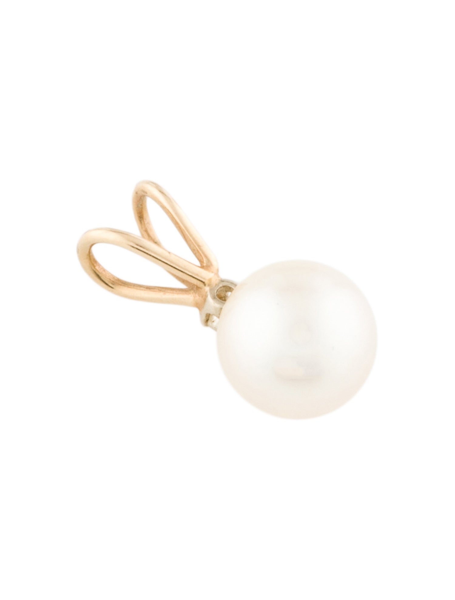 Pendant 14K Pearl & Diamond