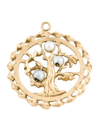 Pendant 14K Pearl Tree Pendant