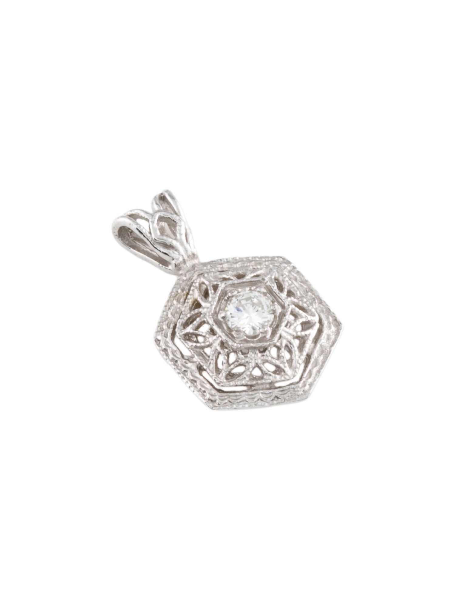 Pendant 14K Diamond Pendant