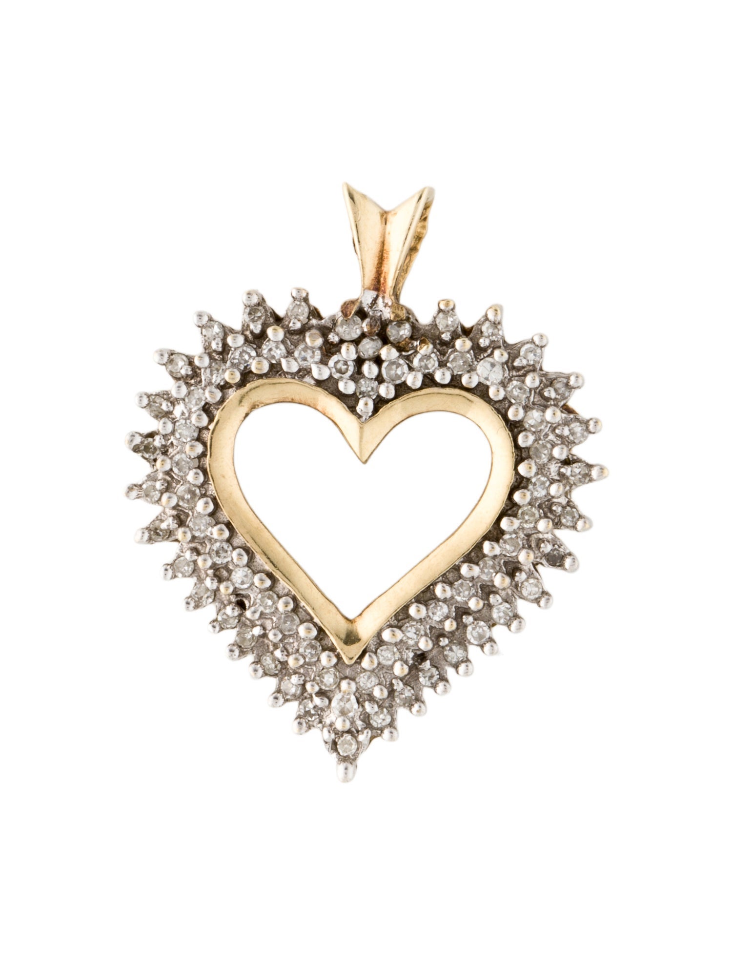 Pendant 10K Diamond Heart Pendant