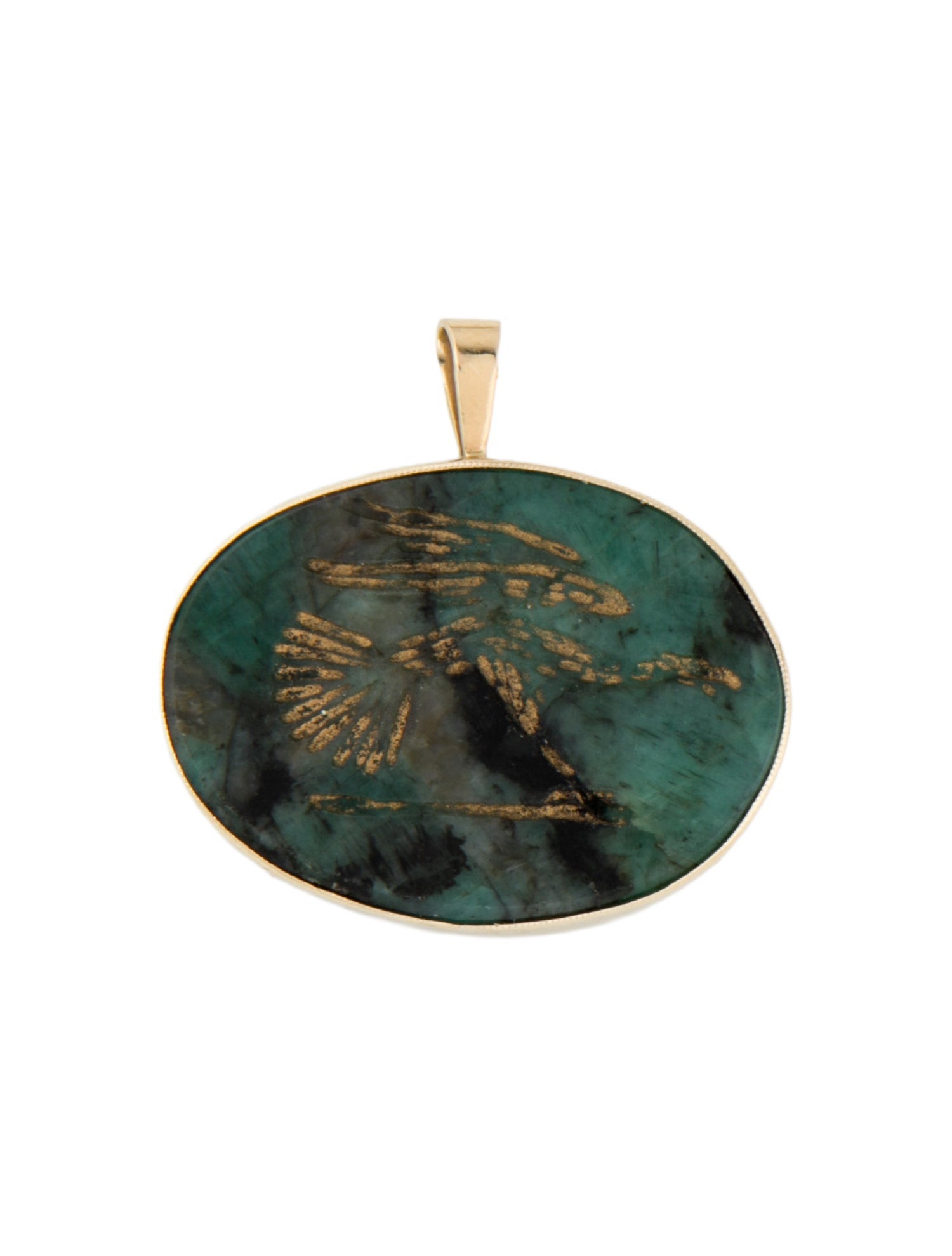 Pendant 14K Emerald Pendant