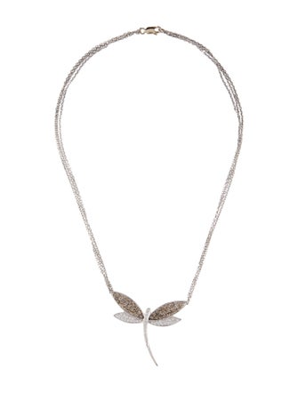 Pendant Diamond Dragonfly Pendant Necklace