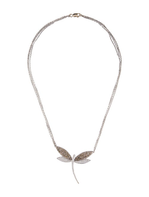 Pendant Diamond Dragonfly Pendant Necklace