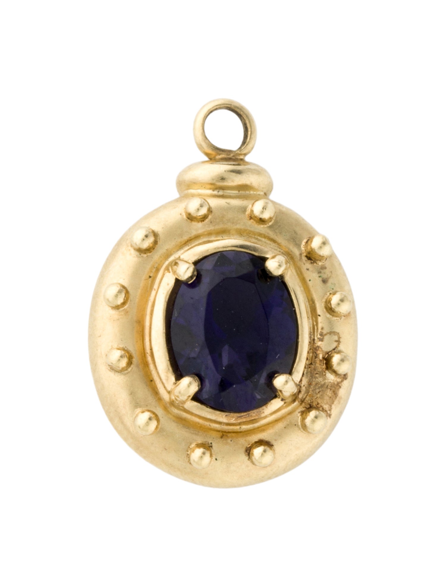 Pendant 14K 1.67ctw Iolite