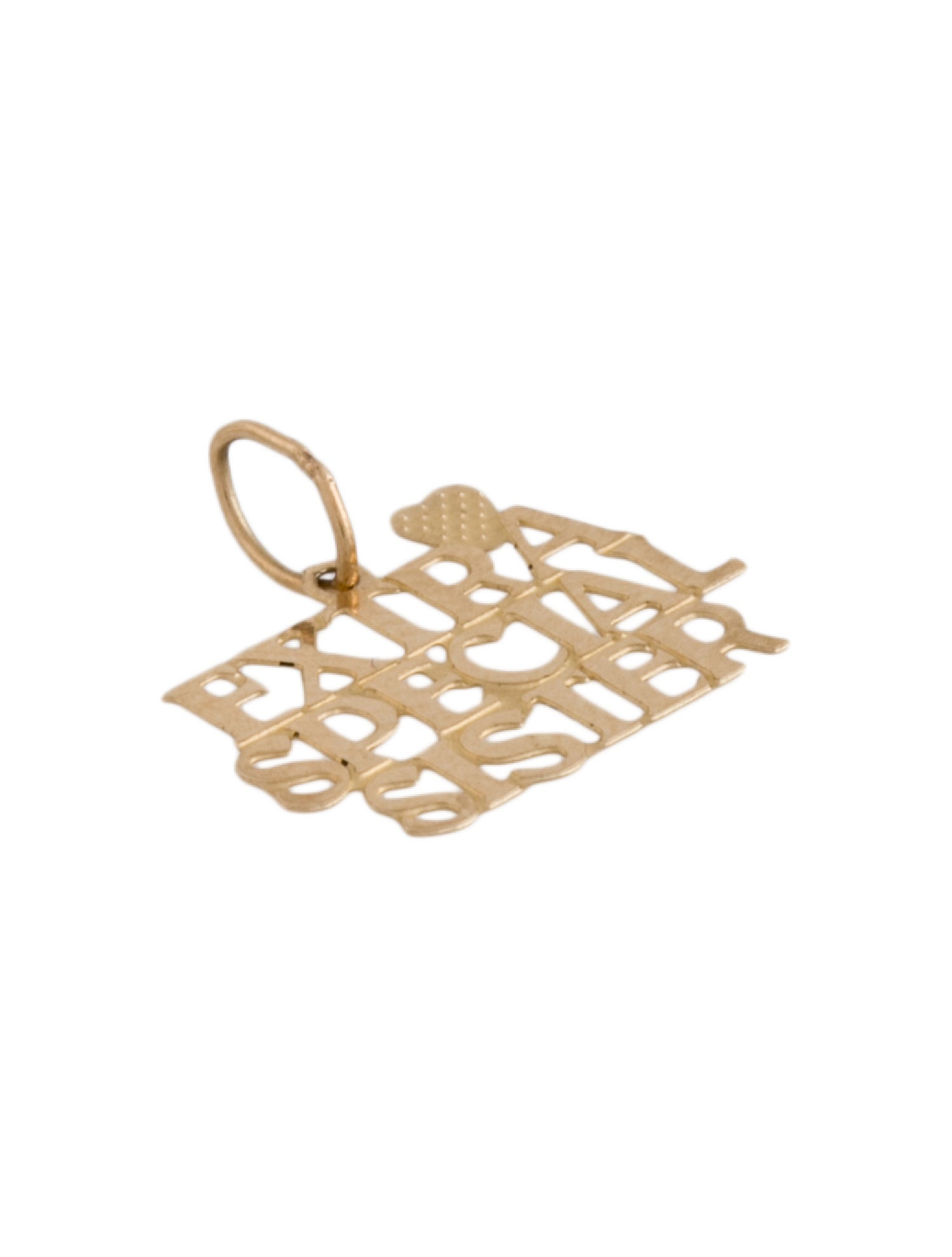 Pendant 14K 'EXTRA SPECIAL SISTER' Pendant