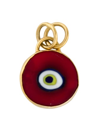 Pendant 14K Glass Evil Eye Pendant