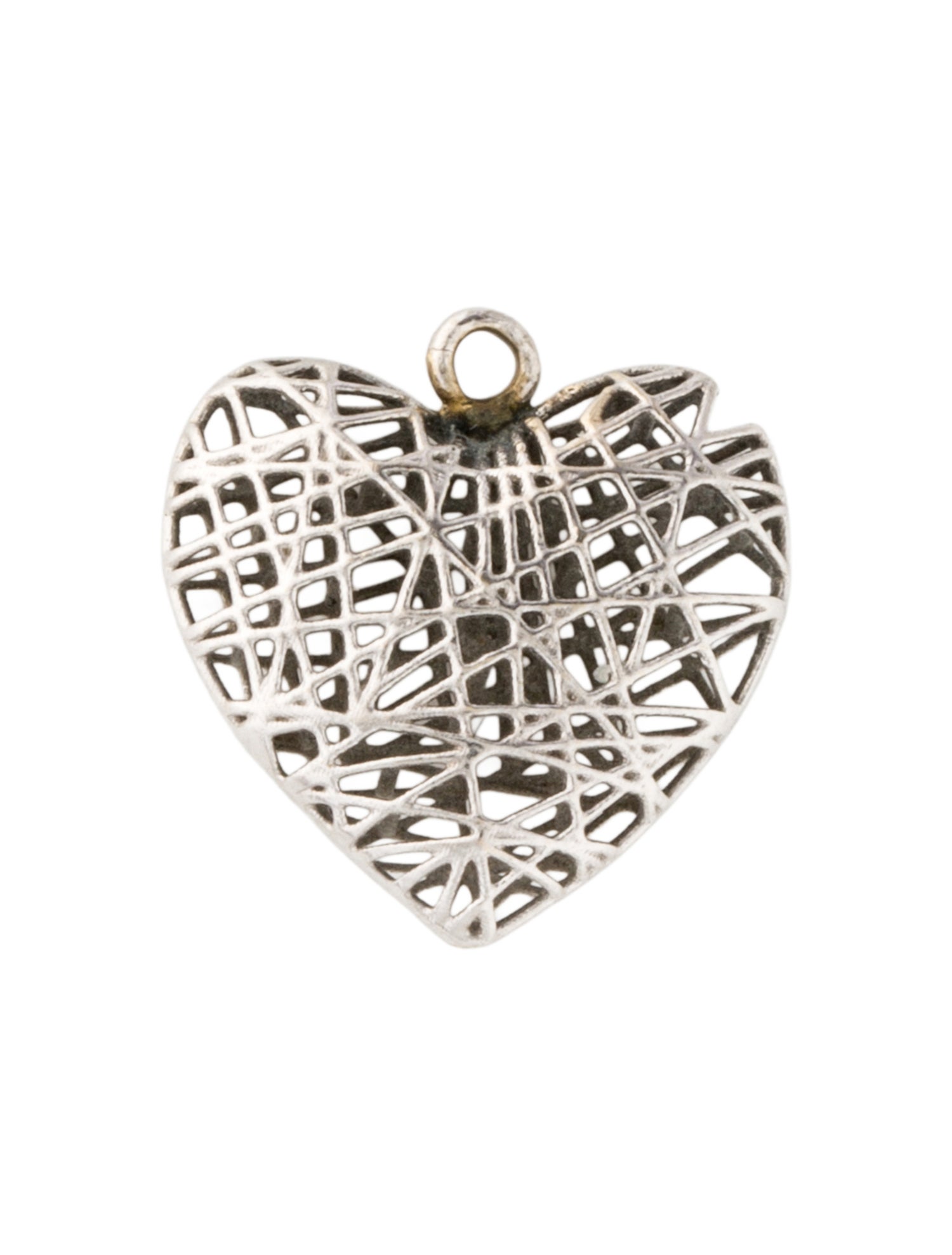 Pendant 14K Woven Heart Pendant