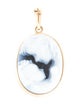 Pendant 14K Onyx Cameo Pendant