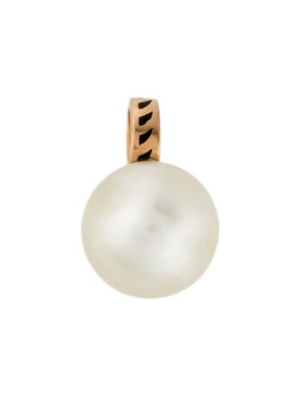 Dezso by Sara Beltran 18K Pearl & Enamel Pendant