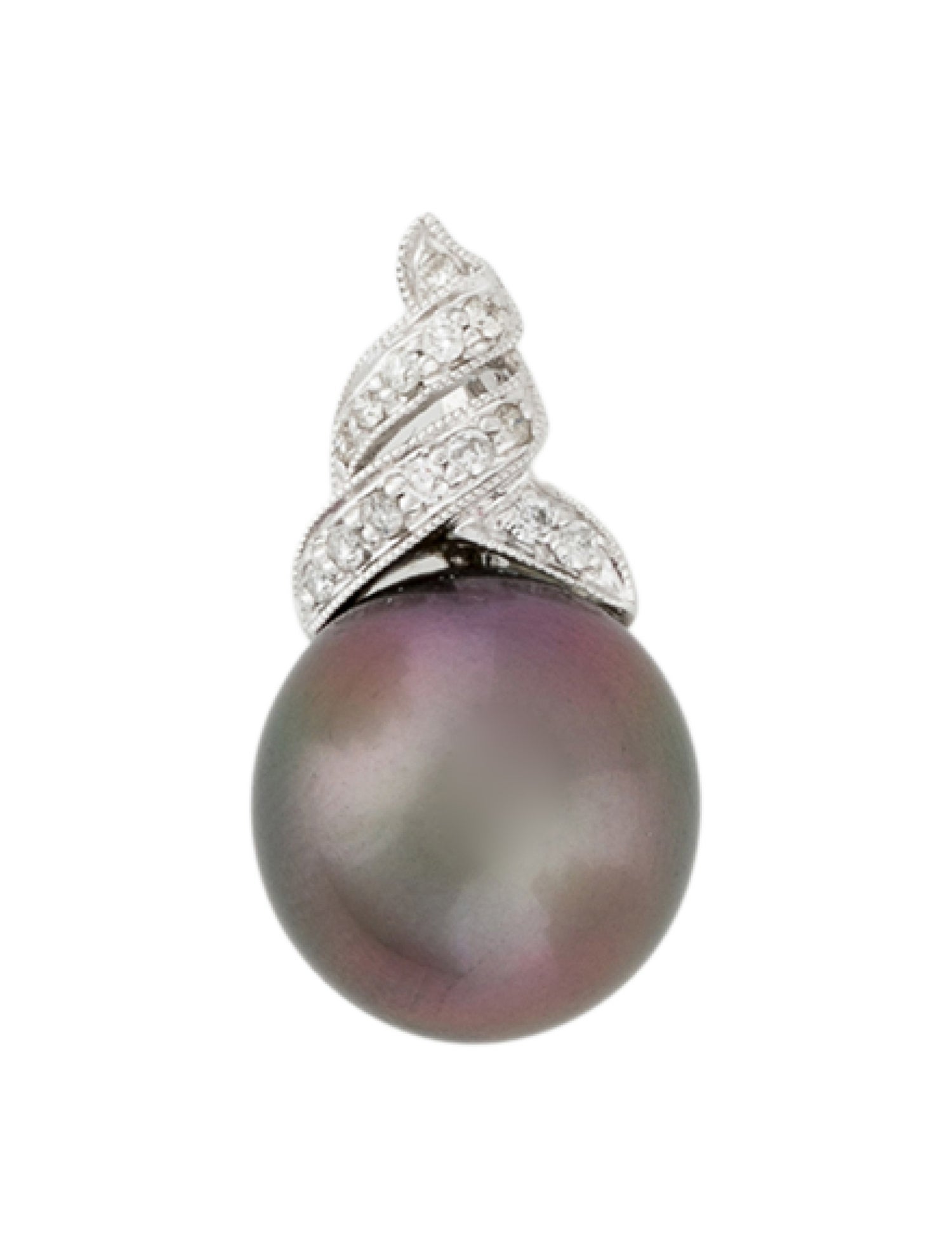 Pendant 18K Cultured Pearl & Diamond