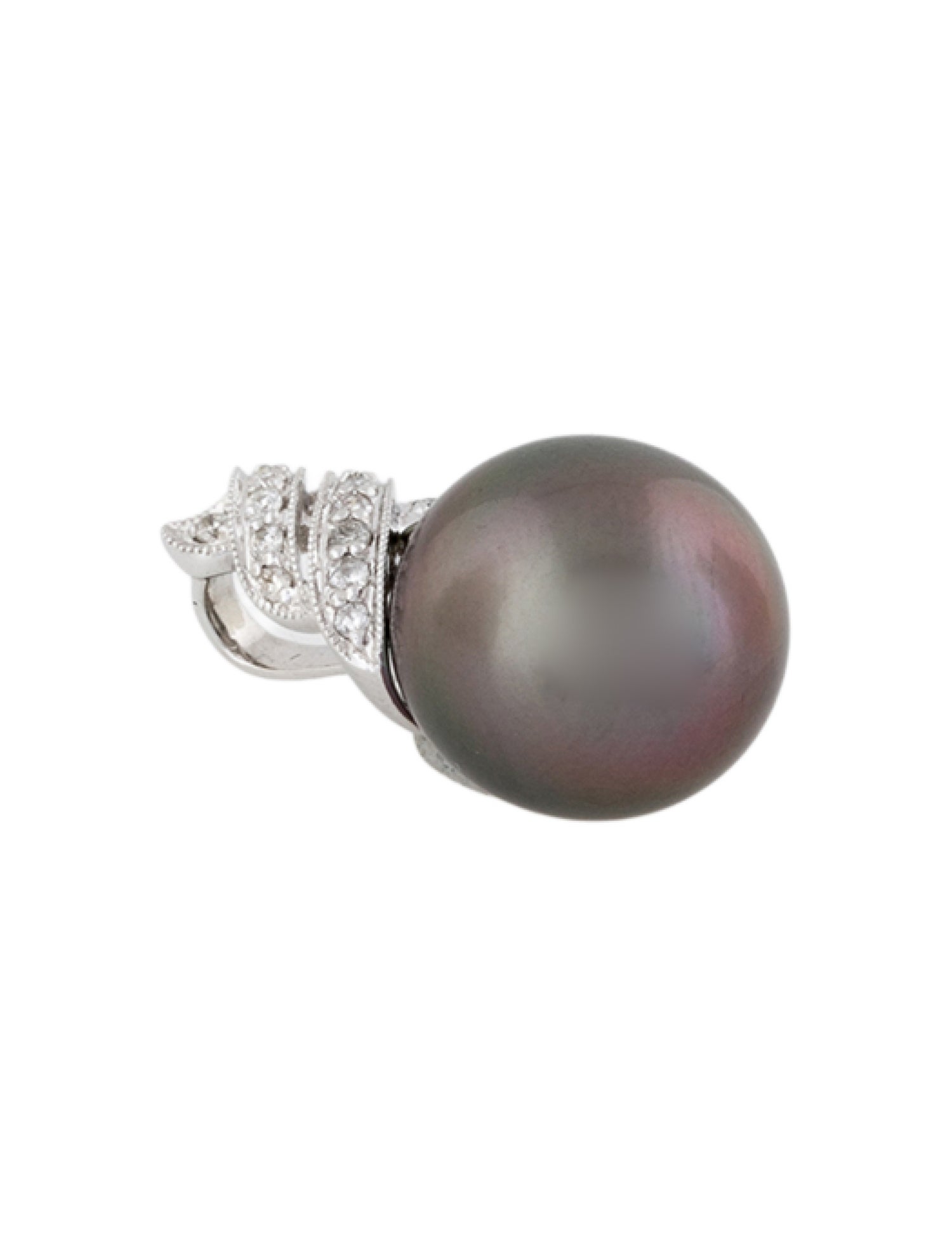 Pendant 18K Cultured Pearl & Diamond