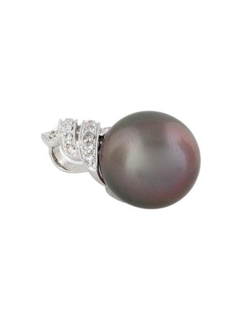 Pendant 18K Cultured Pearl & Diamond Pendant
