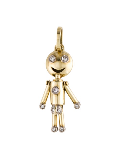 Pendant Diamond Robot Pendant