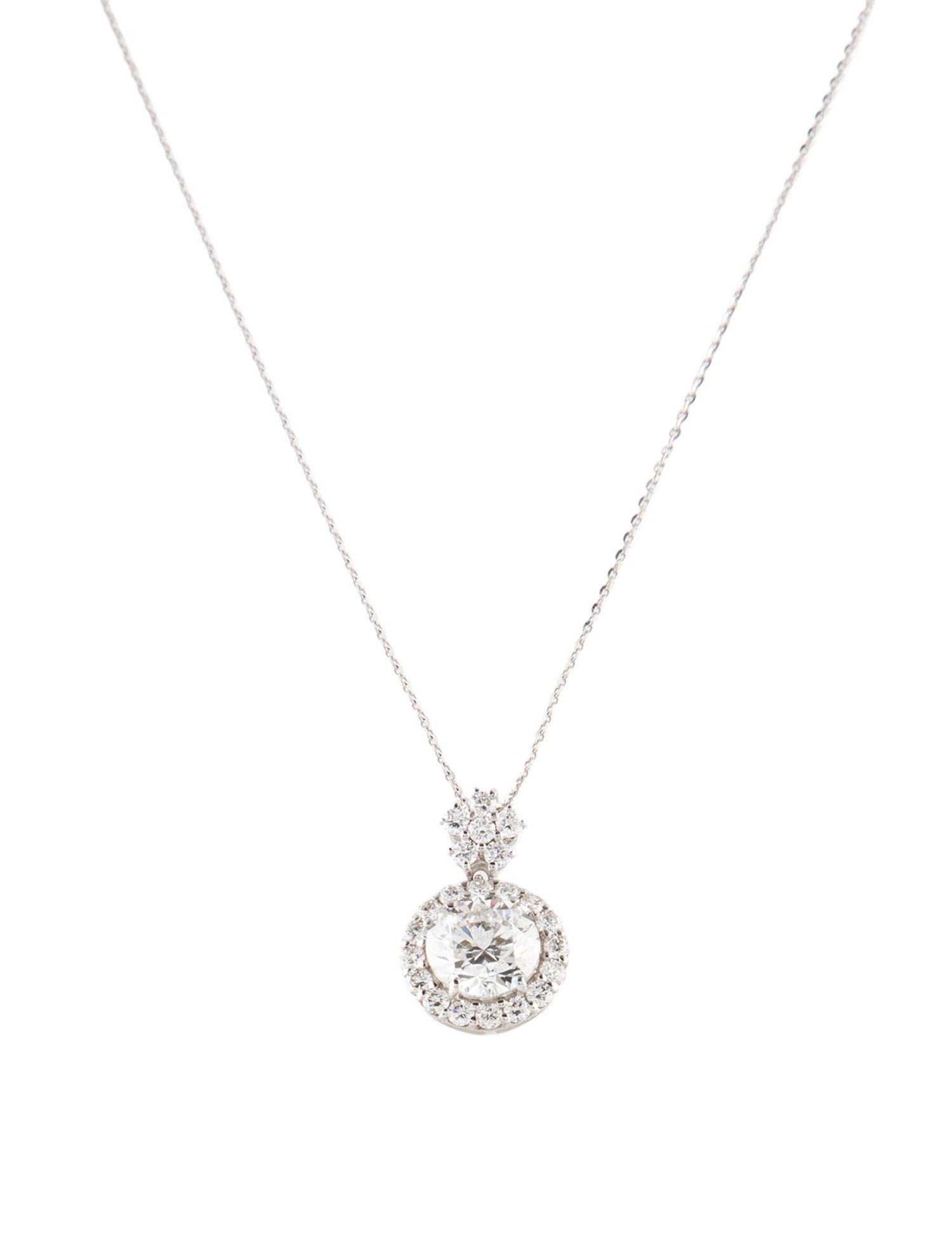 Pendant 14K 2.51ctw Lab-Grown Diamond Necklace