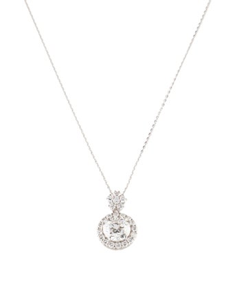 Pendant 14K 2.51ctw Lab-Grown Diamond Pendant Necklace