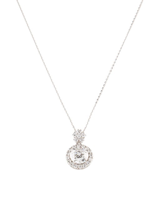 Pendant 14K 2.51ctw Lab-Grown Diamond Pendant Necklace