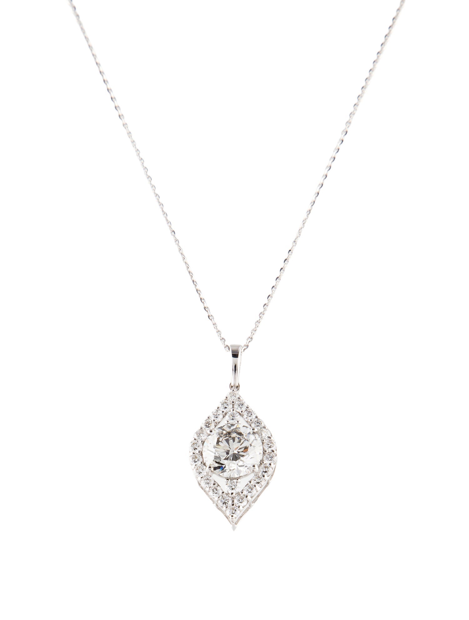 Pendant 14K 2.80ctw Lab-Grown Diamond Necklace