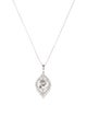 Pendant 14K 2.80ctw Lab-Grown Diamond Pendant Necklace
