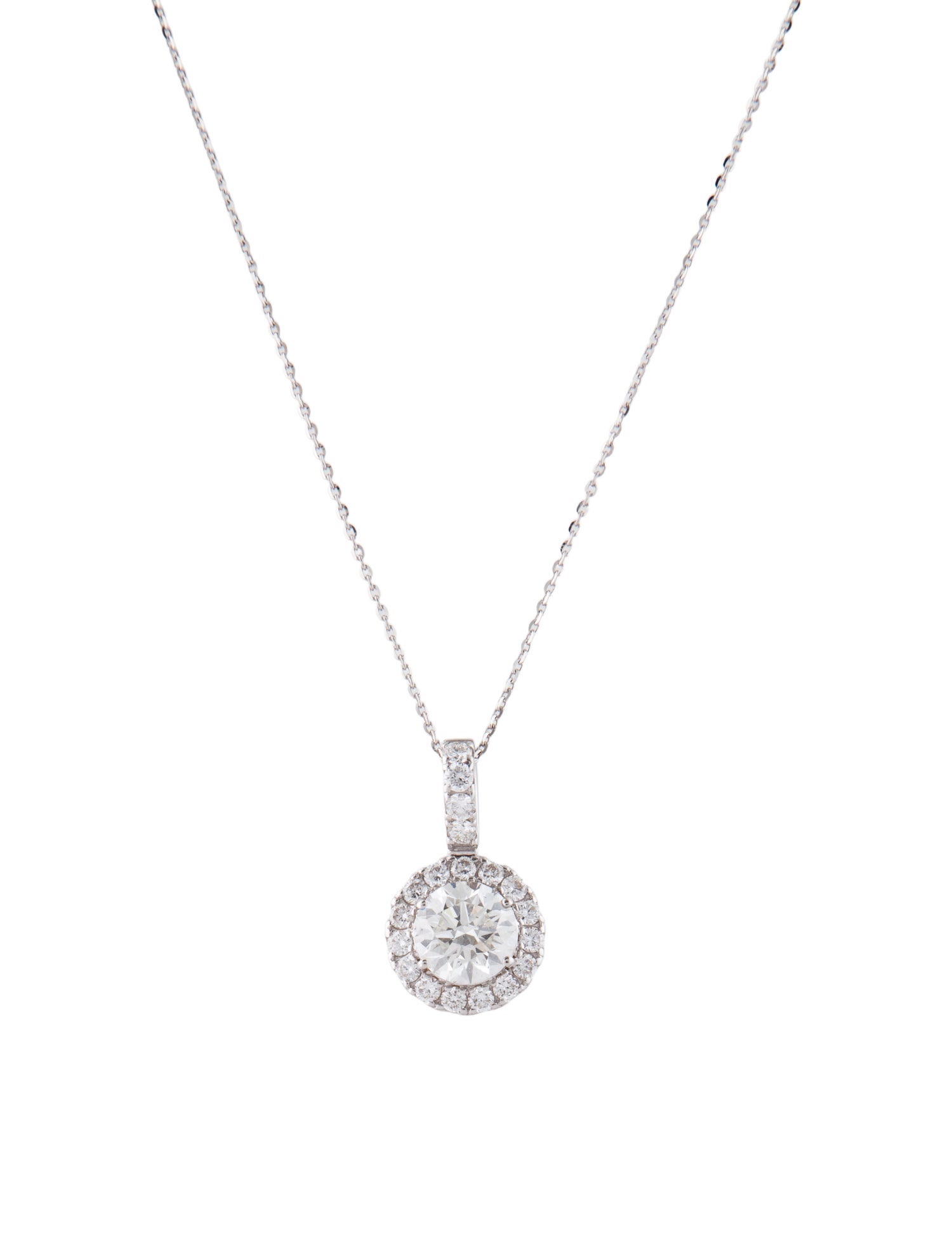 Pendant 14K 2.01ctw Lab-Grown Diamond Necklace