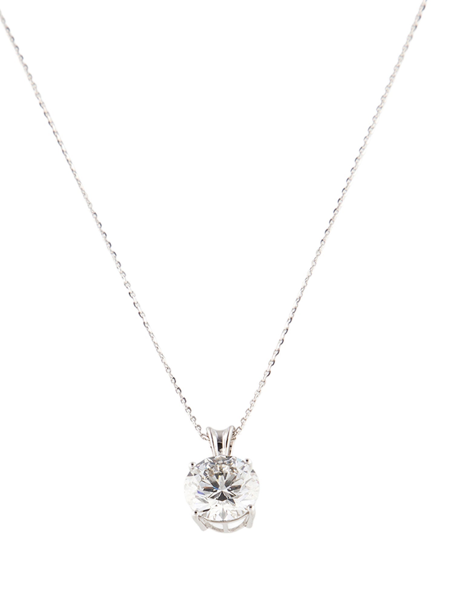 Pendant 14K 2.81ctw Lab-Grown Diamond Necklace
