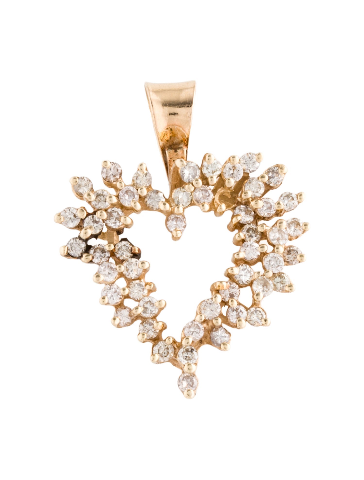 Pendant 14K Diamond Heart