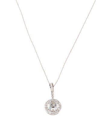 Pendant 14K 2.04ctw Lab-Grown Diamond Pendant Necklace