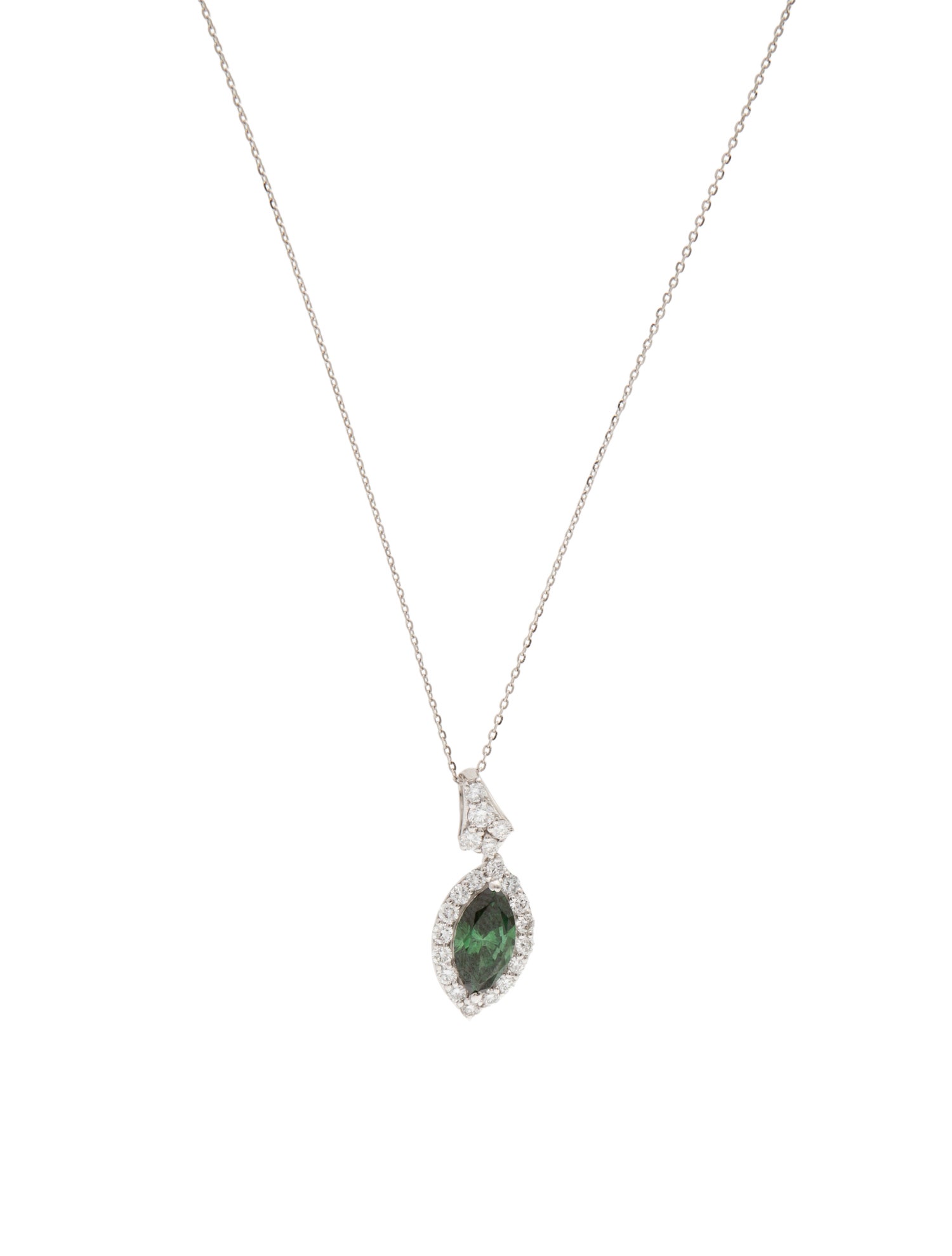 Pendant 14K 1.42ct Lab-Grown Diamond Pendant Necklace