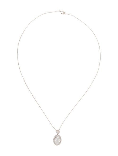 Pendant 14K 2.46ct Lab-Grown Diamond Pendant Necklace