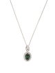 Pendant 14K 2.21ctw Lab-Grown Diamond Halo Pendant Necklace
