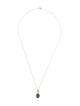 Pendant 14K 2.21ctw Lab-Grown Diamond Halo Pendant Necklace