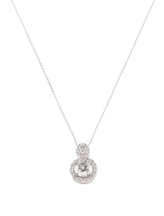 Pendant 14K 2.29ctw Lab-Grown Diamond Pendant Necklace