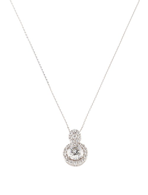Pendant 14K 2.29ctw Lab-Grown Diamond Pendant Necklace