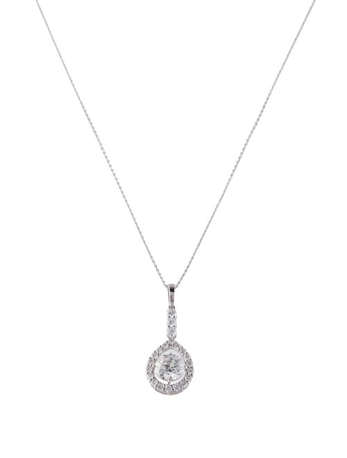 Pendant 14K 2.28ctw Lab-Grown Diamond Pendant Necklace