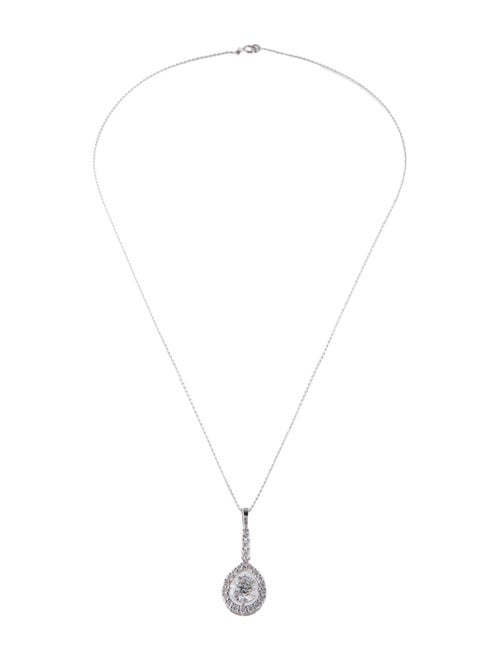 Pendant 14K 2.28ctw Lab-Grown Diamond Pendant Necklace